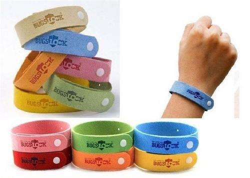 7 x Bugslock Mosquito Repellent Wristbands