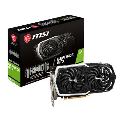 MSI GeForce GTX 1660 Ti ARMOR 6G Graphics Card (New)