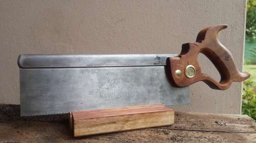 Stunning Henry Disston & Sons tenon saw
