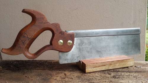Stunning Henry Disston & Sons tenon saw
