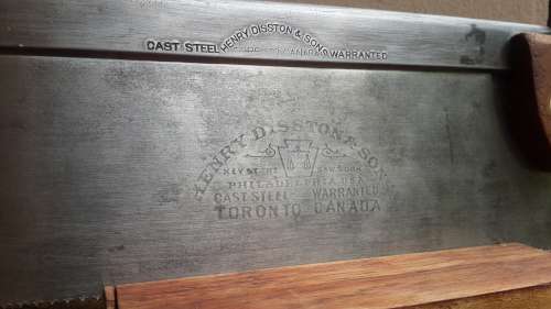 Stunning Henry Disston & Sons tenon saw