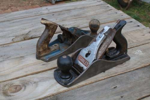 Two Stanley No. 4 1/2 planes