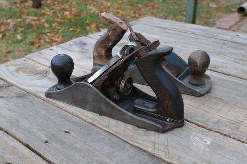 Two Stanley No. 4 1/2 planes