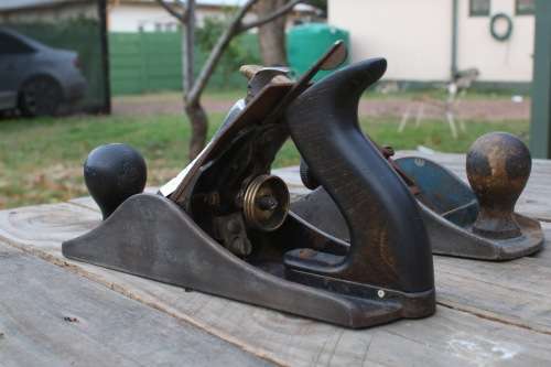 Two Stanley No. 4 1/2 planes