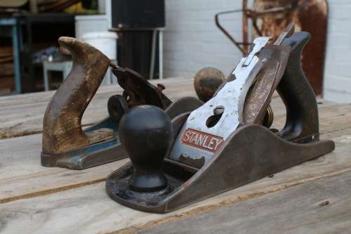 Two Stanley No. 4 1/2 planes