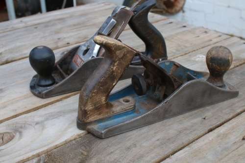 Two Stanley No. 4 1/2 planes