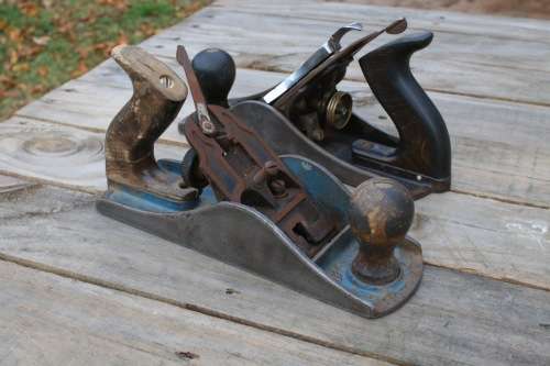 Two Stanley No. 4 1/2 planes