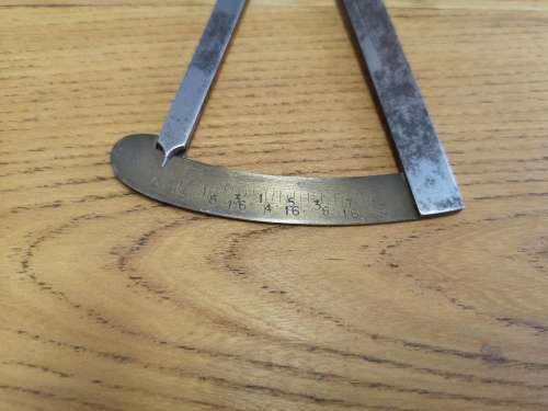 Vintage thickness gauge