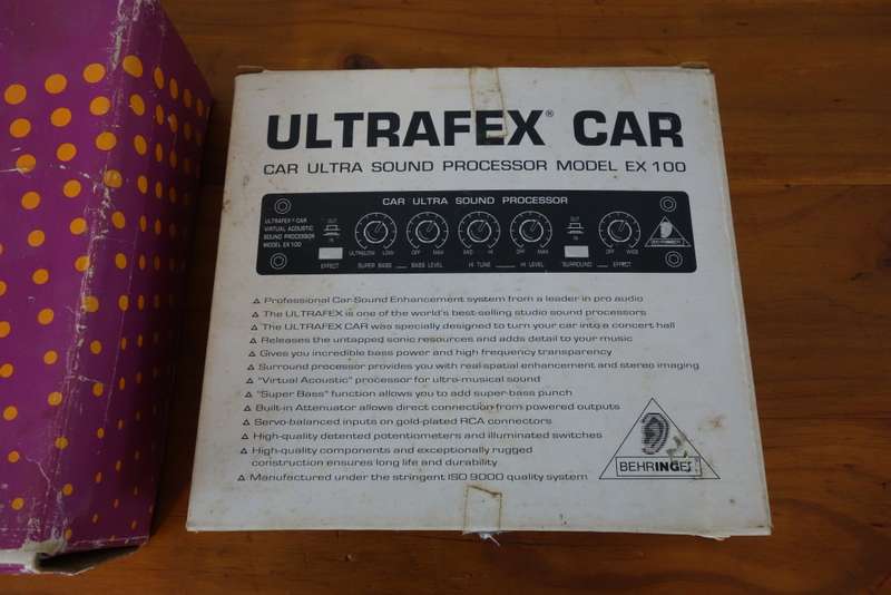 Old-school car audio components
