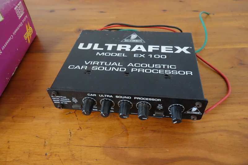 Old-school car audio components