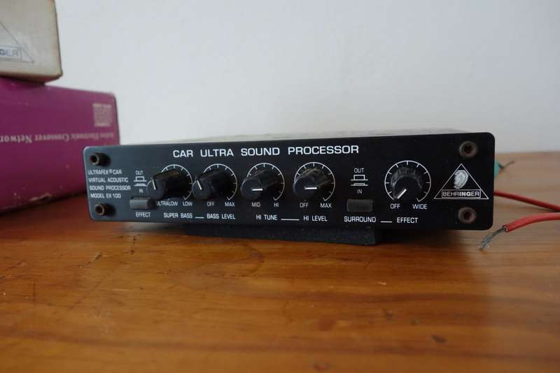 Old-school car audio components