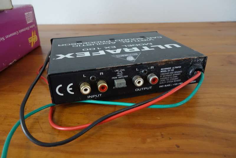 Old-school car audio components