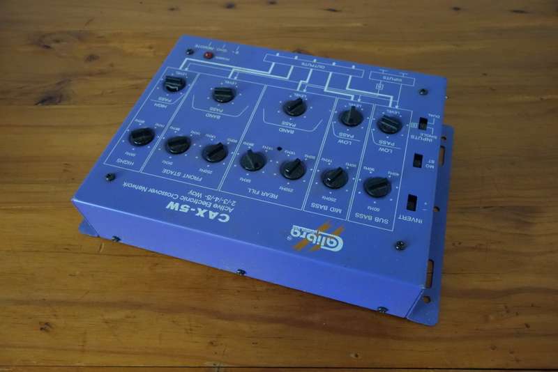 Old-school car audio components