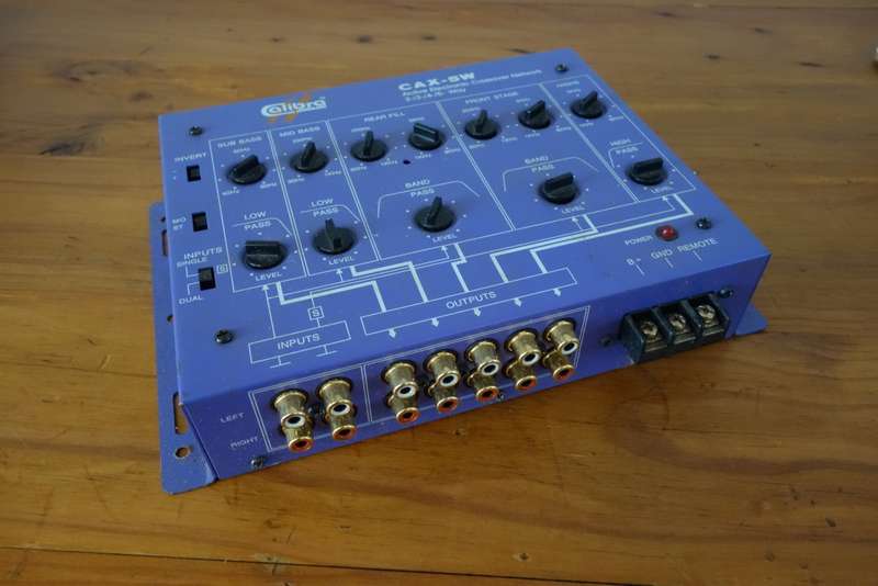 Old-school car audio components