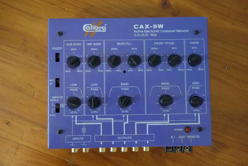 Old-school car audio components