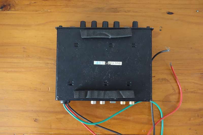 Old-school car audio components