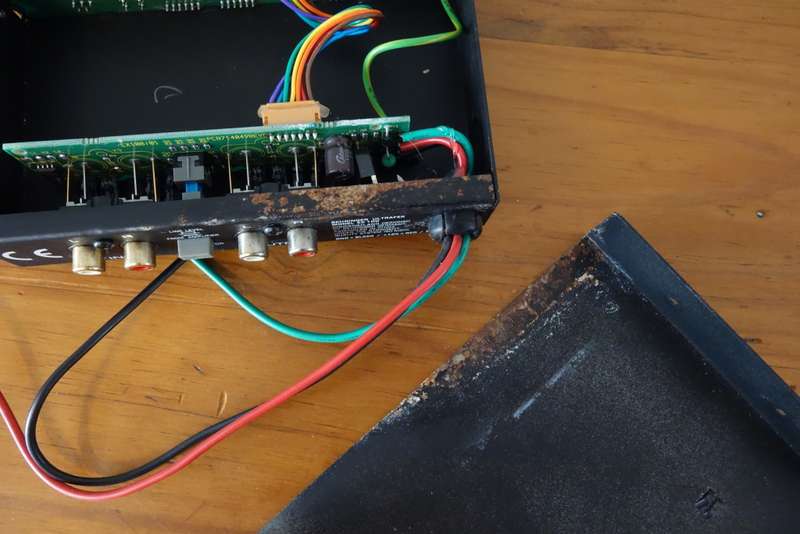 Old-school car audio components