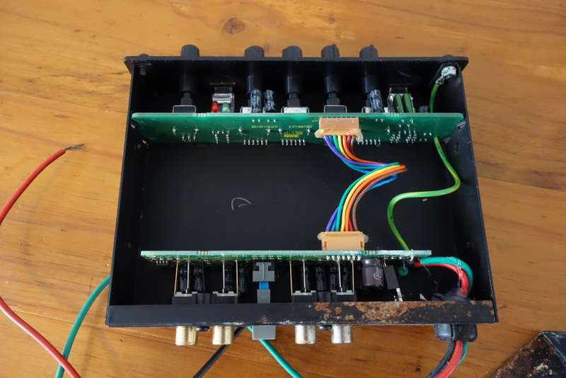 Old-school car audio components