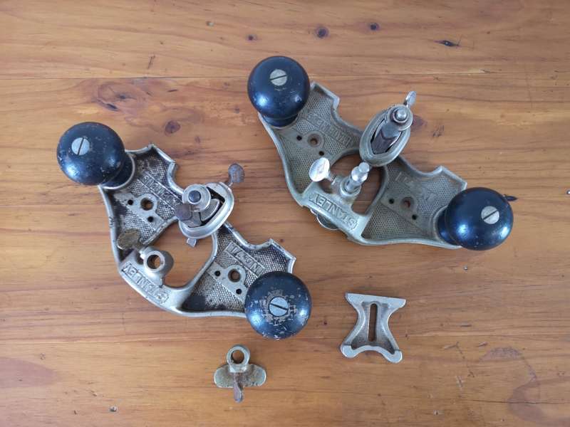 Two Stanley no 71 router planes