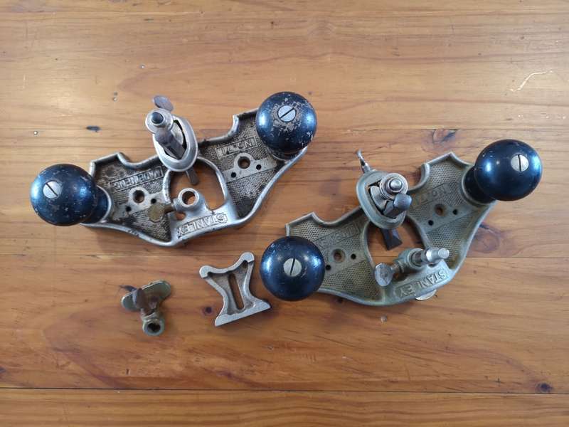 Two Stanley no 71 router planes