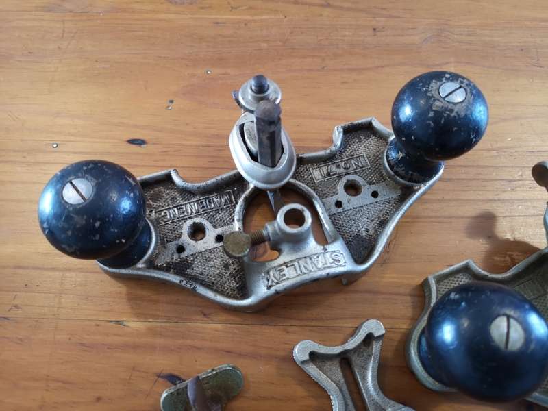 Two Stanley no 71 router planes