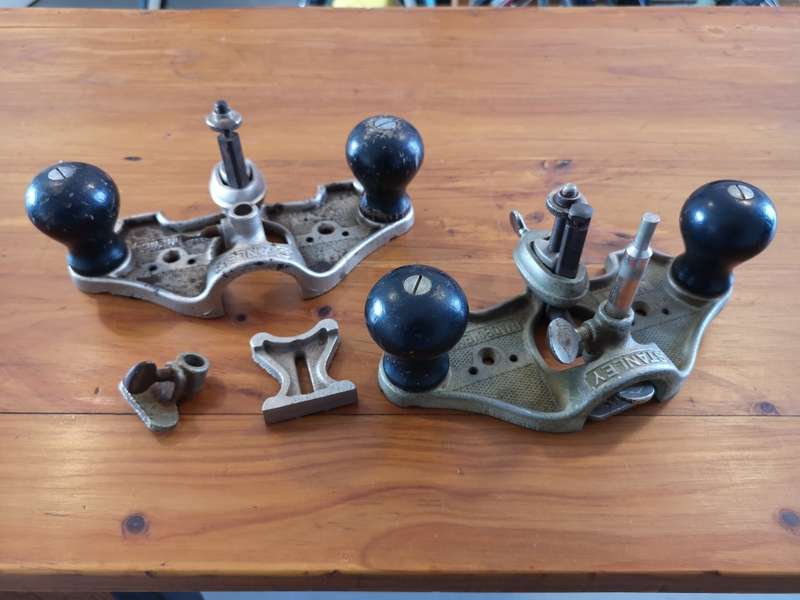 Two Stanley no 71 router planes