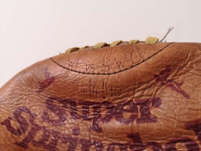 Vintage Super Springbok genuine leather rugby ball