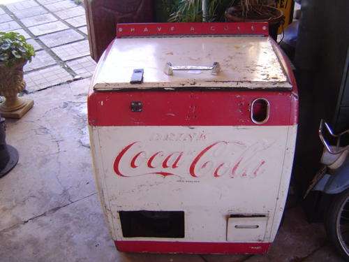 Coke Coca Cola Fridge Embossed 1950's version