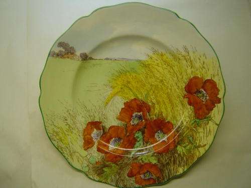 Royal Doulton Plate Red Poppy's