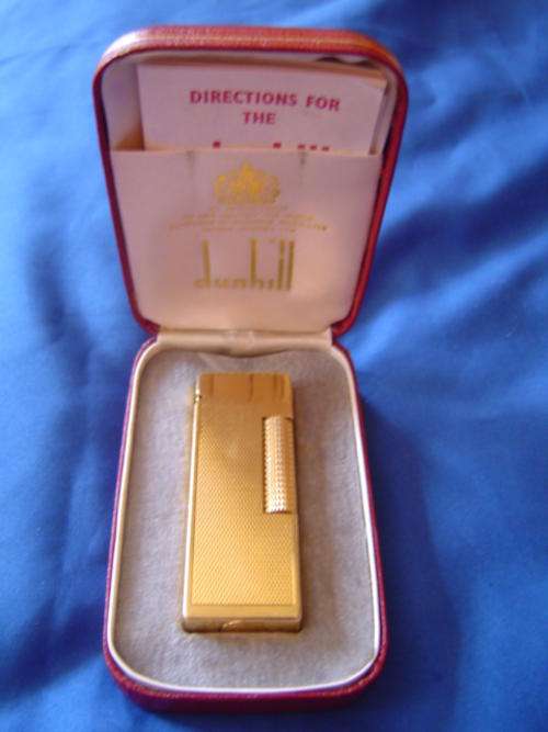 Gold Dunhill Rollagas Lighter