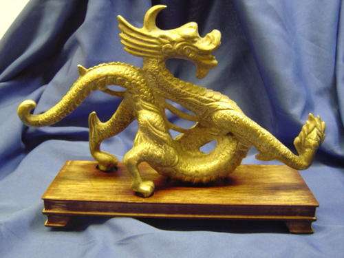 Brass Dragon on stand
