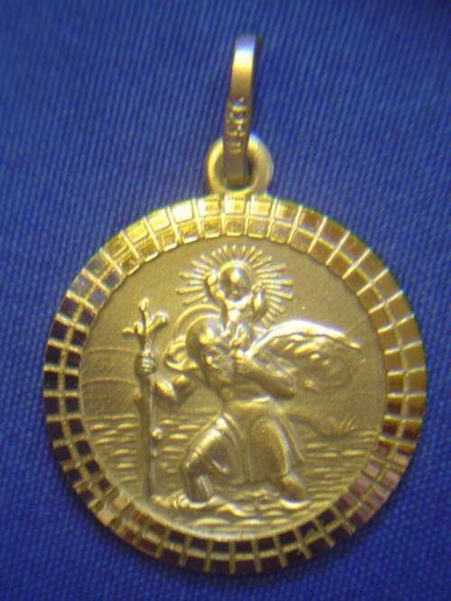 St Christopher Pendant Silver 925