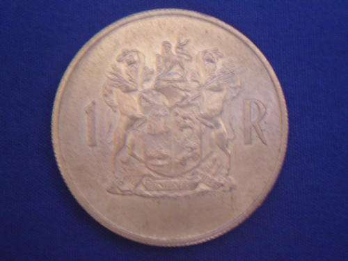 1969 Silver R1 with Crest SA Coat of arms UNC