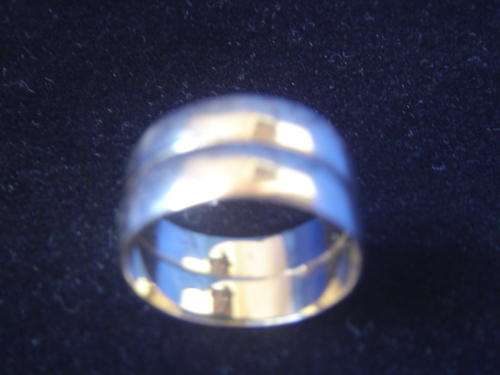 9ct Gold Double banded ring