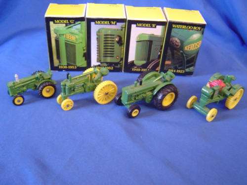 John Deere tractor set by ERTL 1/64 scale MIB