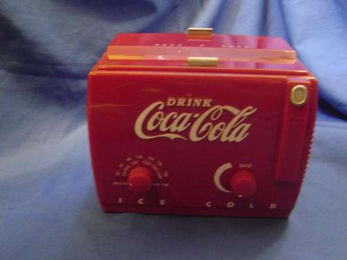 Coca Cola fridge radio in excellent condition