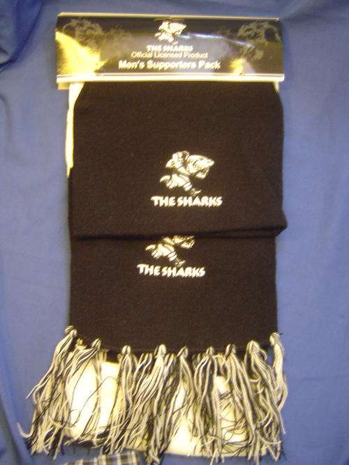 Sharks Scarf and Beanie