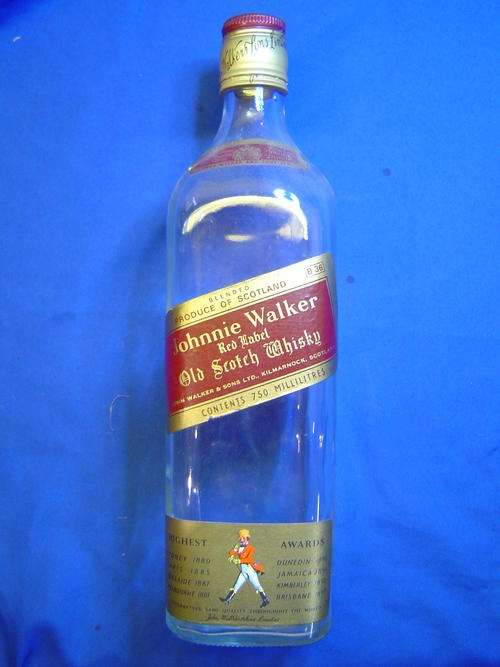 Vintage Johnnie Walker Bottle