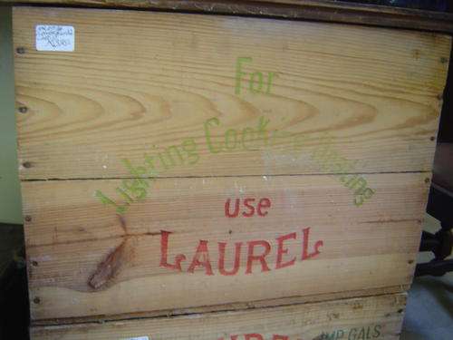 Wooden Paraffin Crate