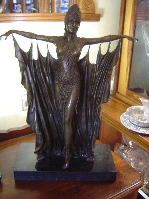 Art Deco Bronze Statue by D.H. Chiparus