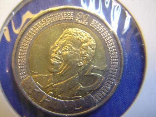 Mandela 2008 R5 coin UNC