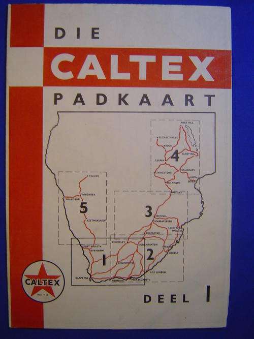 1957 Caltex Section 1 May of SA in Afrikaans Petrol Garage Petronalia