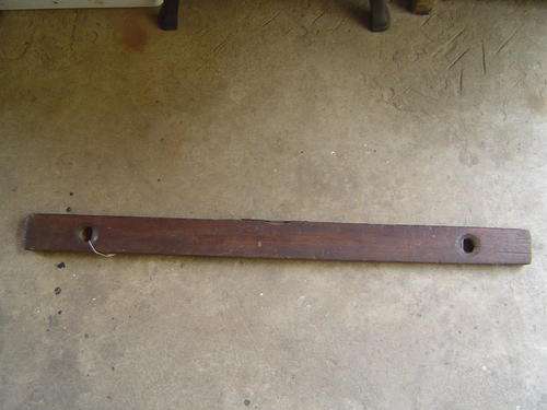 Vintage spirit level wood working tool