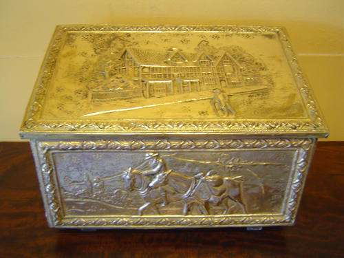 Brass Coal Box