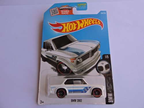 Hot Wheels BMW 2002 (White blue stripe)  like Matchbox...