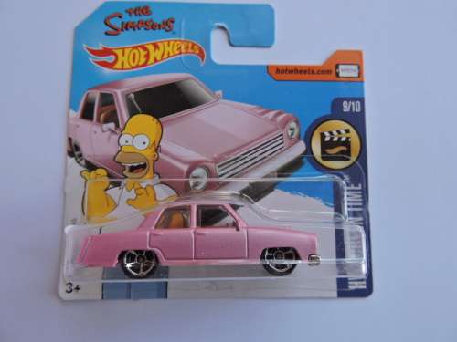 Hot Wheels PINK SIMPSONS HOMER CAR like Matchbox