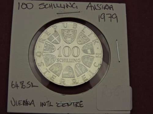 1979 Austria 100 Schilling SILVER coin