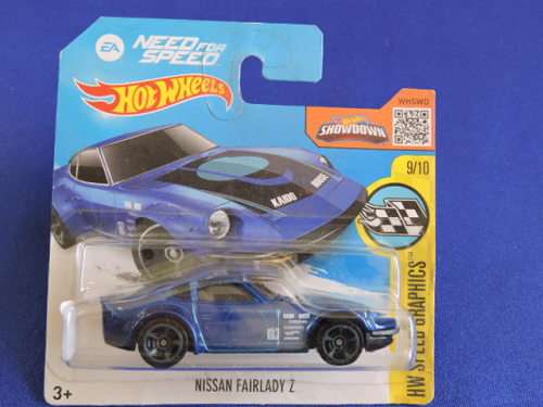Hot Wheels NISSAN FAIRLADY Z Blue like Datsun