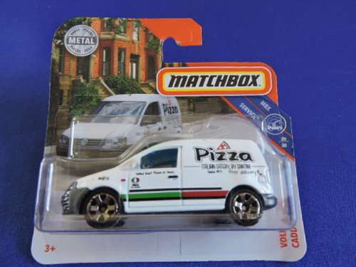 Matchbox VW VOLKSWAGEN Caddy Pizza delivery Like Hot Wheels.