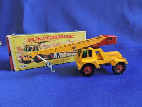 Matchbox King Size K-14 TAYLOR JUMBO CRANE like Dinky Toy
